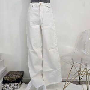 Zara ZW Collection High- Waist Marine Straight- Leg Jeans - Size 6